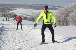 Běžkaři místo sjezdařů (foto:rb)
