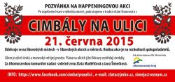 Plakát na Cimbály na ulici